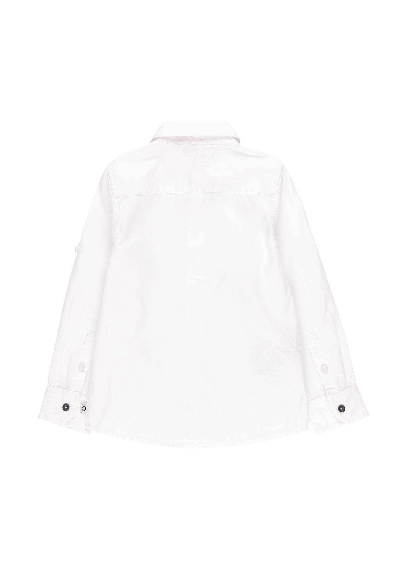 Boboli Boboli Long sleeves shirt for boy WHITE 739032