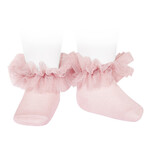 Condor Condor Sokje roze met tuille rand