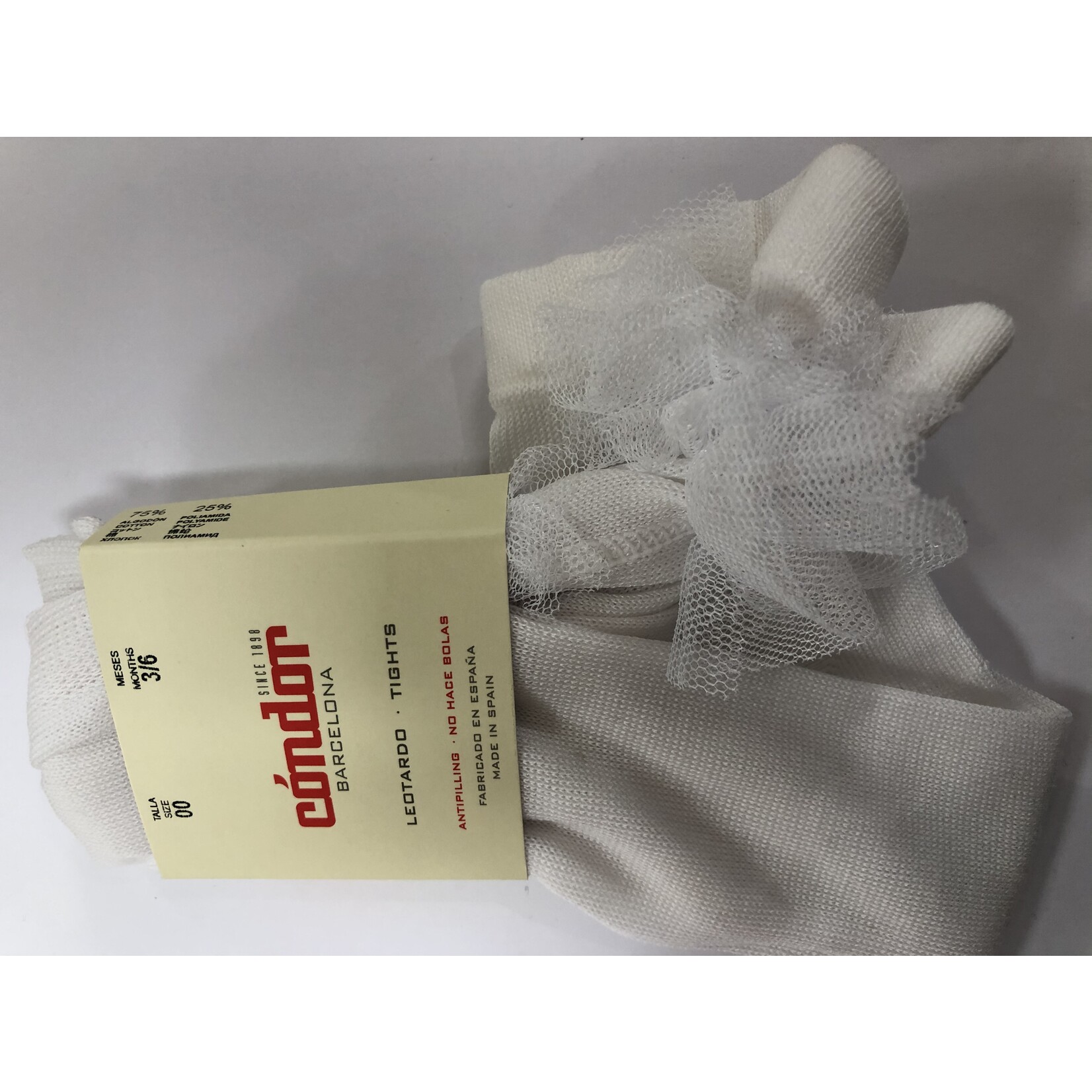 Condor Condor Maillots wit met tuille