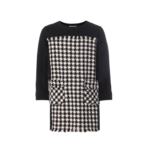 Kocca Kocca DRESS FANT.MILK­BLACKEDAMAR F6018