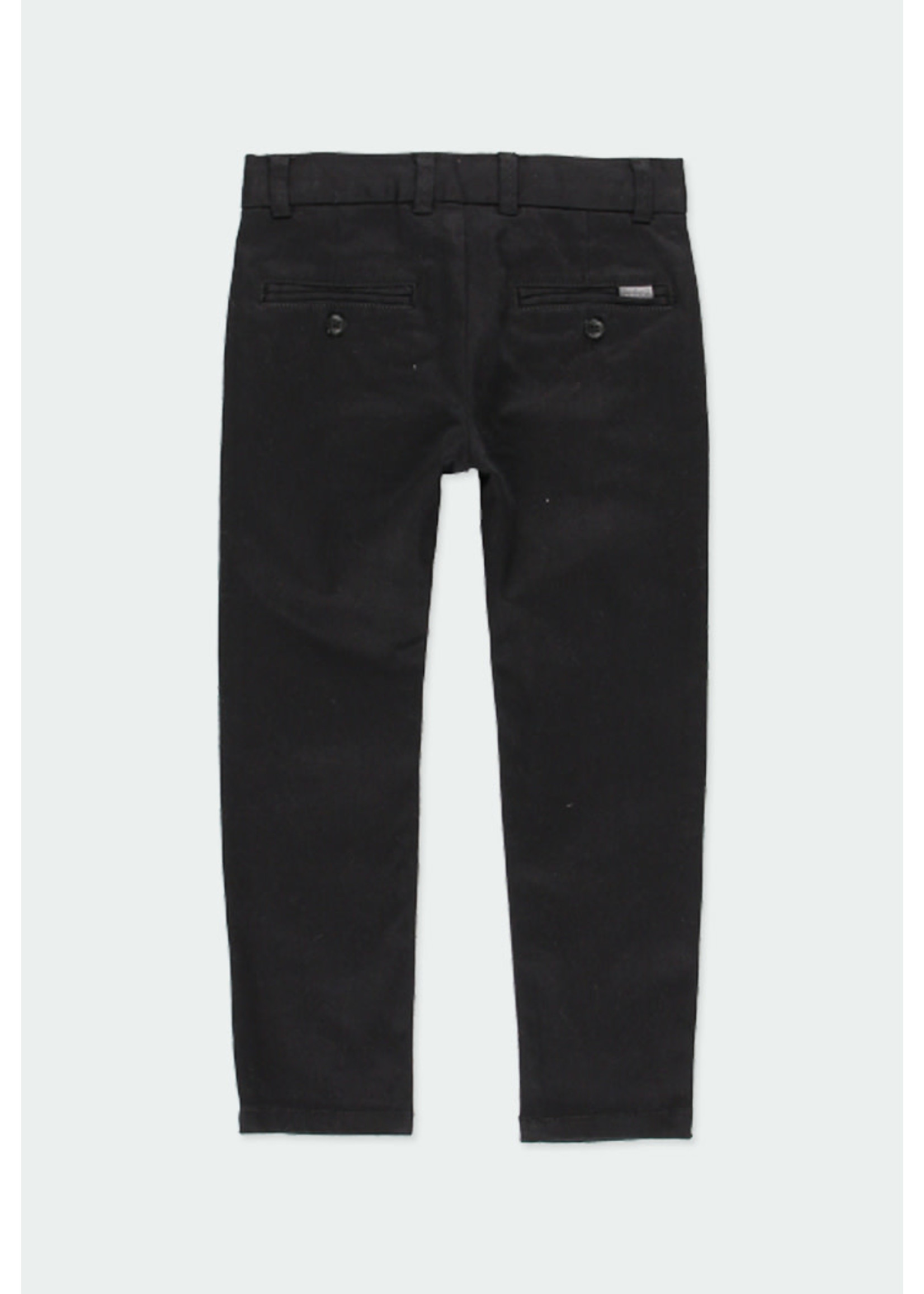 Boboli Boboli Stretch satin trousers for boy BLACK 731078