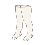 Boboli Boboli Thick tights crystals for baby girl off white 701064