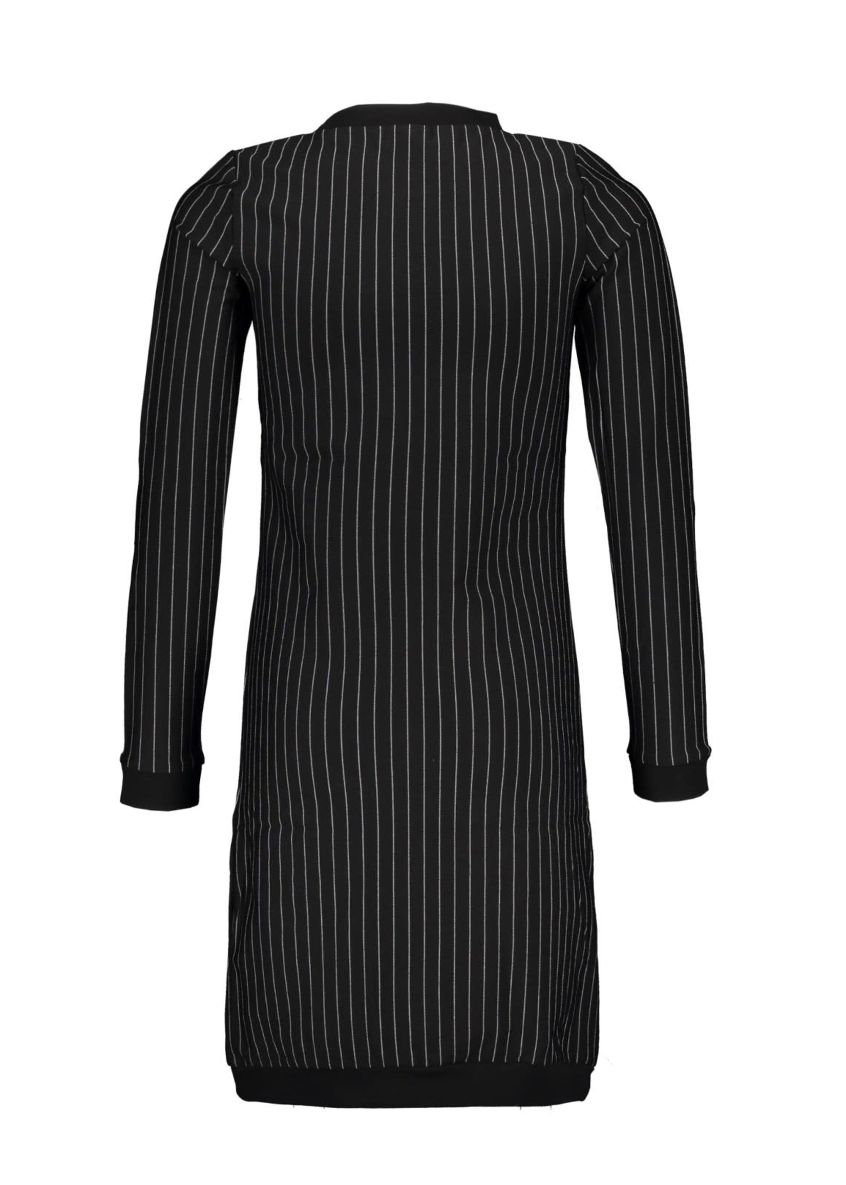 Le Chic Le Chic dress bodycon pinstripe H008-3800 Black