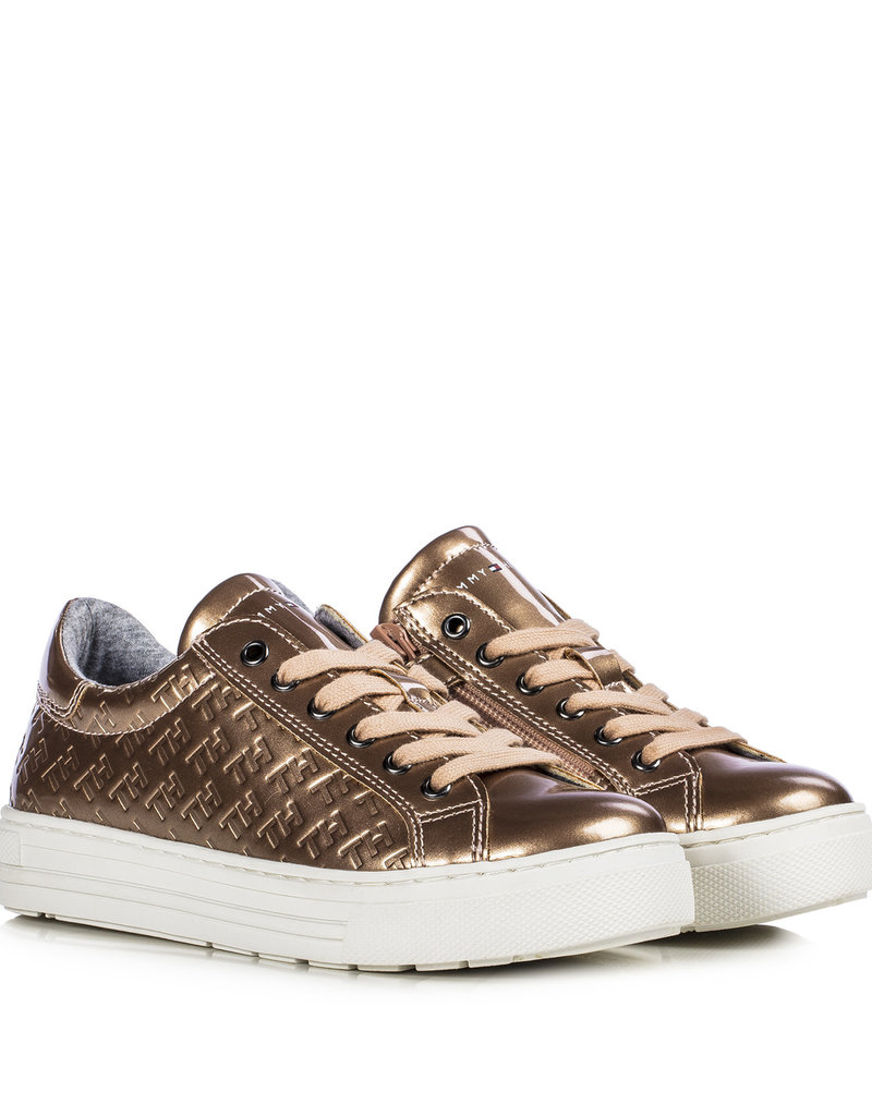 tommy hilfiger rose gold shoes