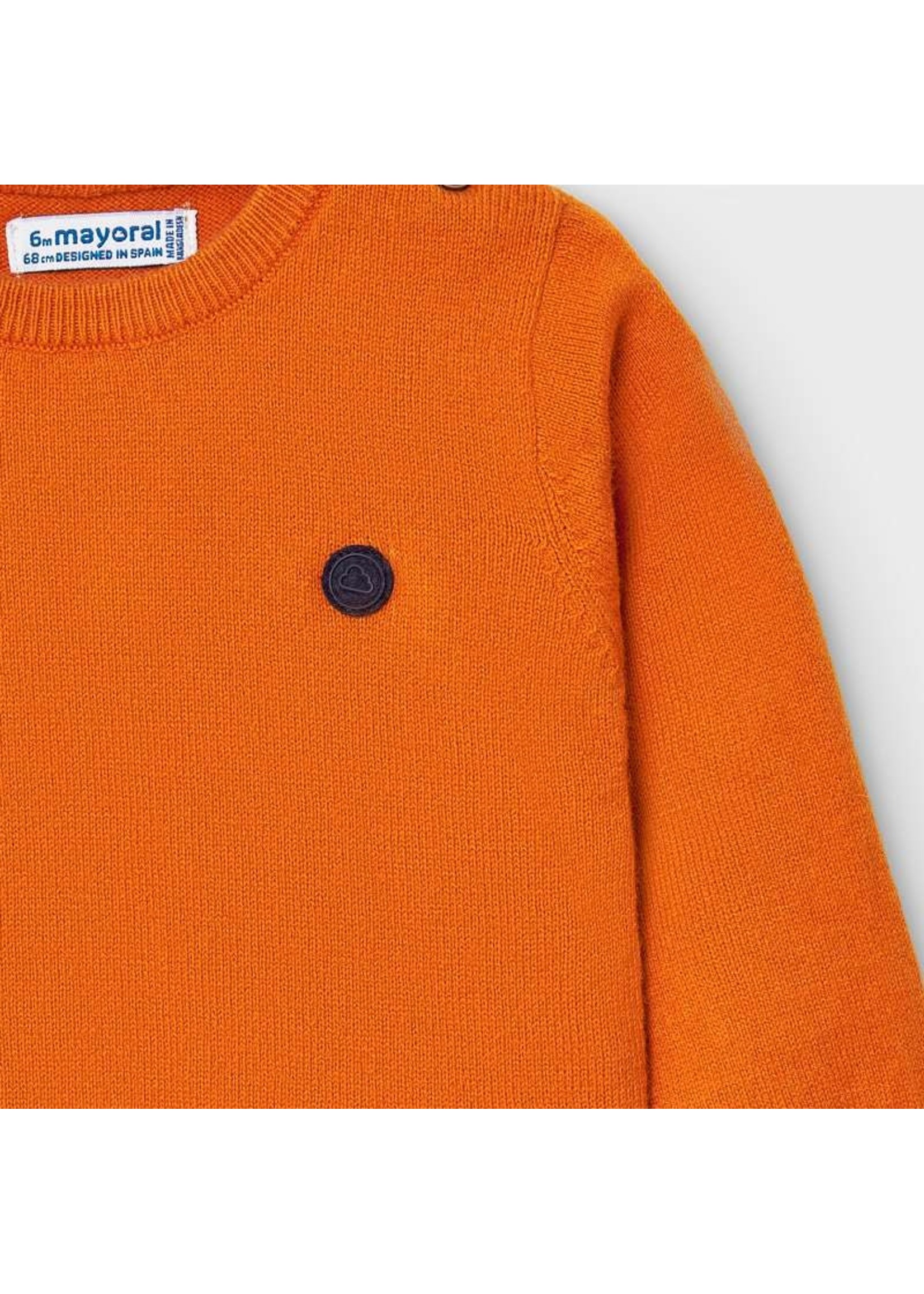 Mayoral Mayoral Basic crew neck sweater Cheddar - 20 00351