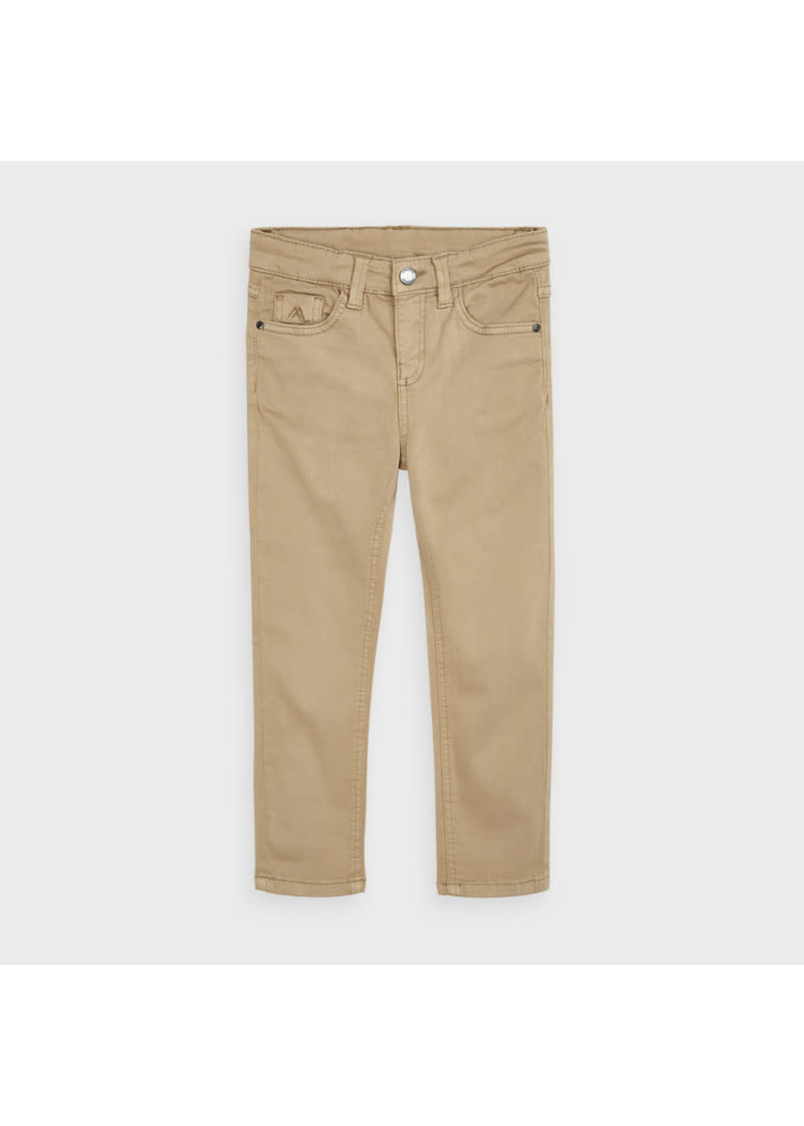 Mayoral Mayoral 5 pocket slim fit basic pant Camel - 20 00517