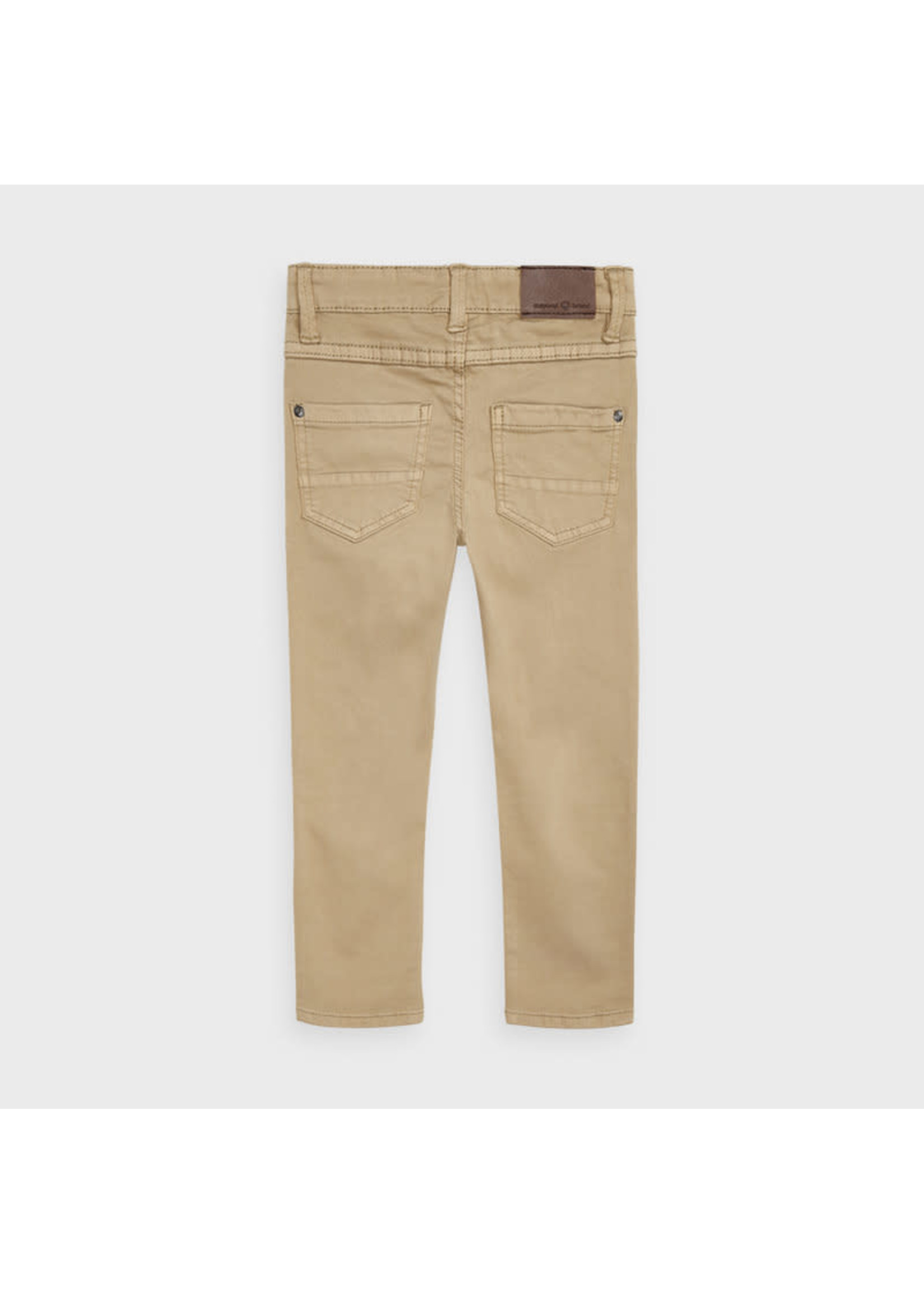 Mayoral Mayoral 5 pocket slim fit basic pant Camel - 20 00517