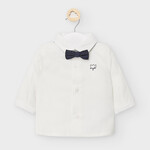 Mayoral Mayoral L/s shirt and bowtie Natural - 20 02119