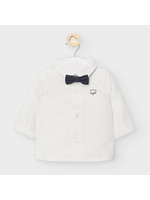 Mayoral Mayoral L/s shirt and bowtie Natural - 20 02119