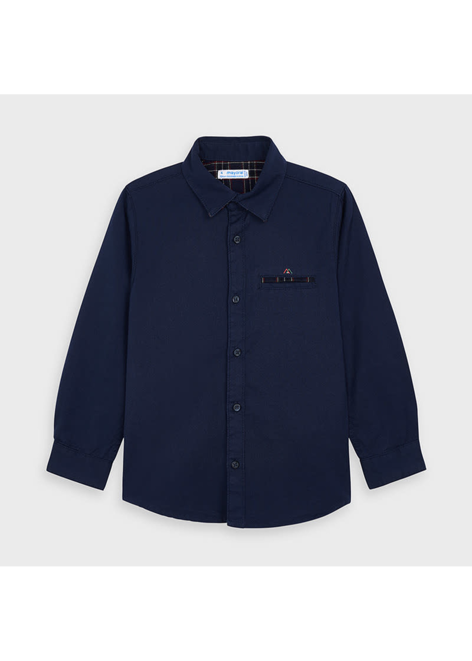 Mayoral Mayoral Long sleeve shirt Navy - 20 04145