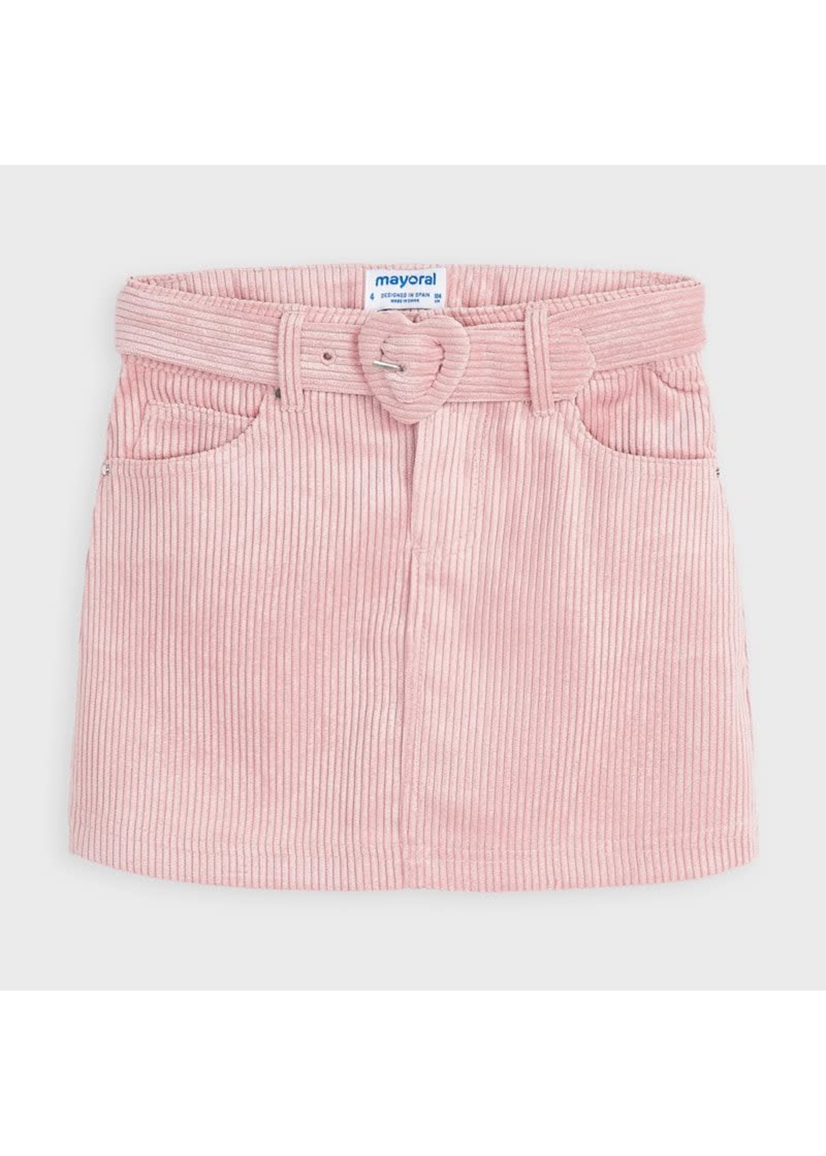 Mayoral Mayoral Shiny corduroy skirt Blush - 20 04959