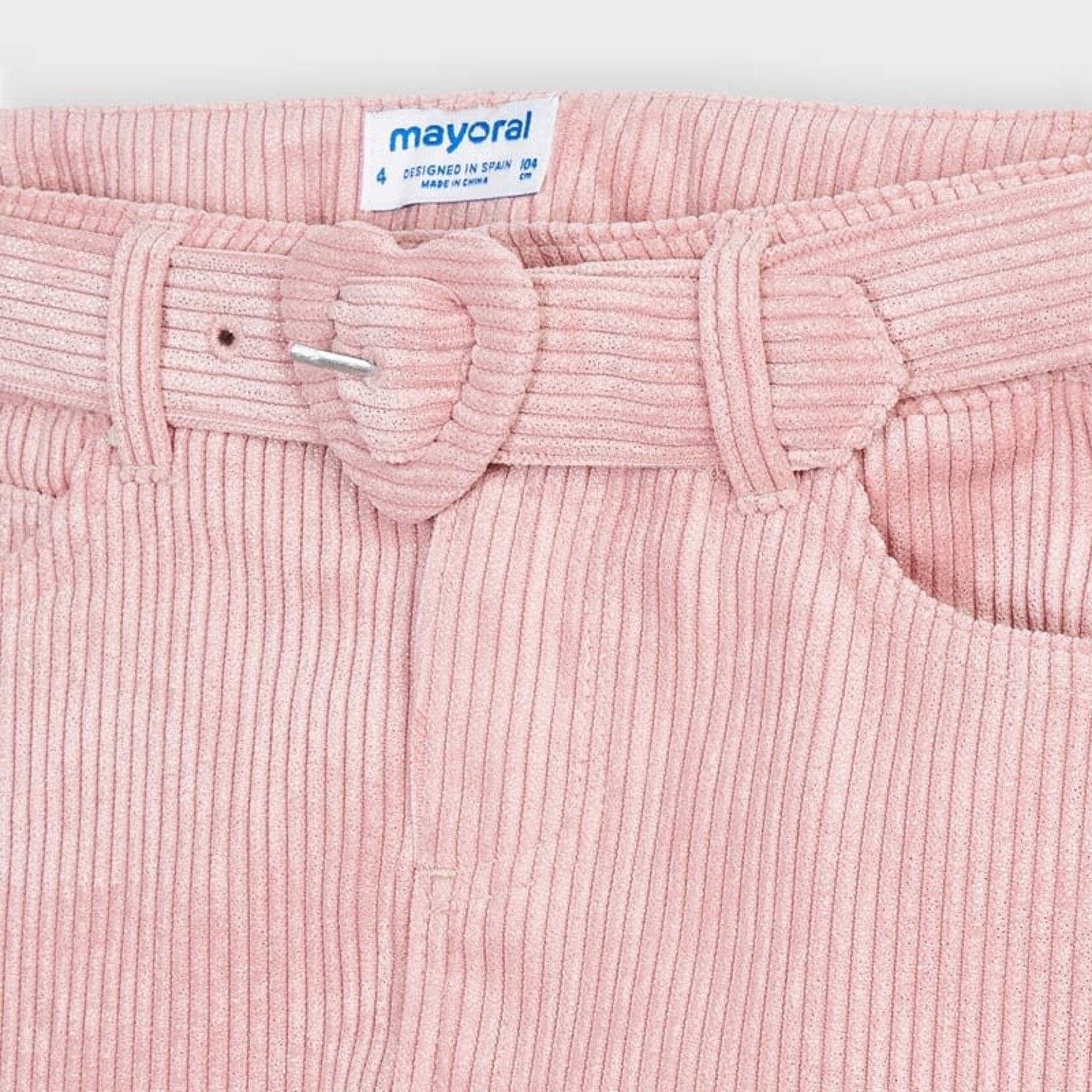 Mayoral Mayoral Shiny corduroy skirt Blush - 20 04959
