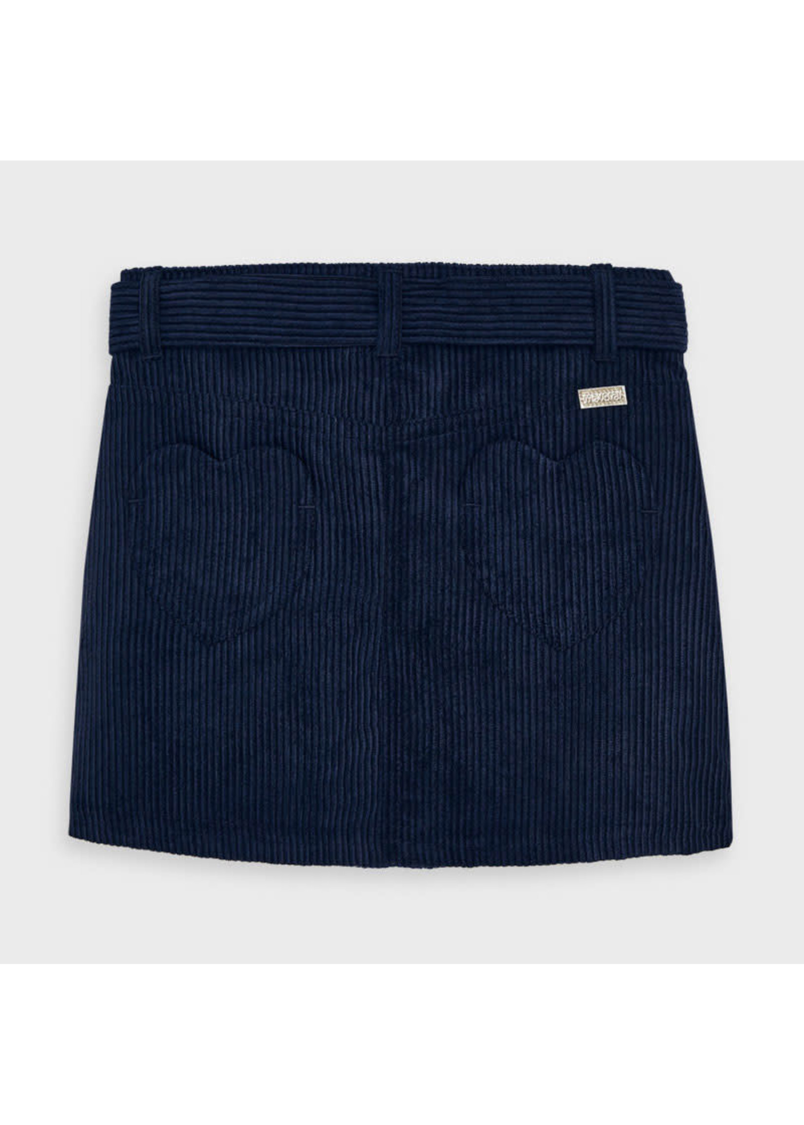 Mayoral Mayoral Shiny corduroy skirt Navy - 20 04959