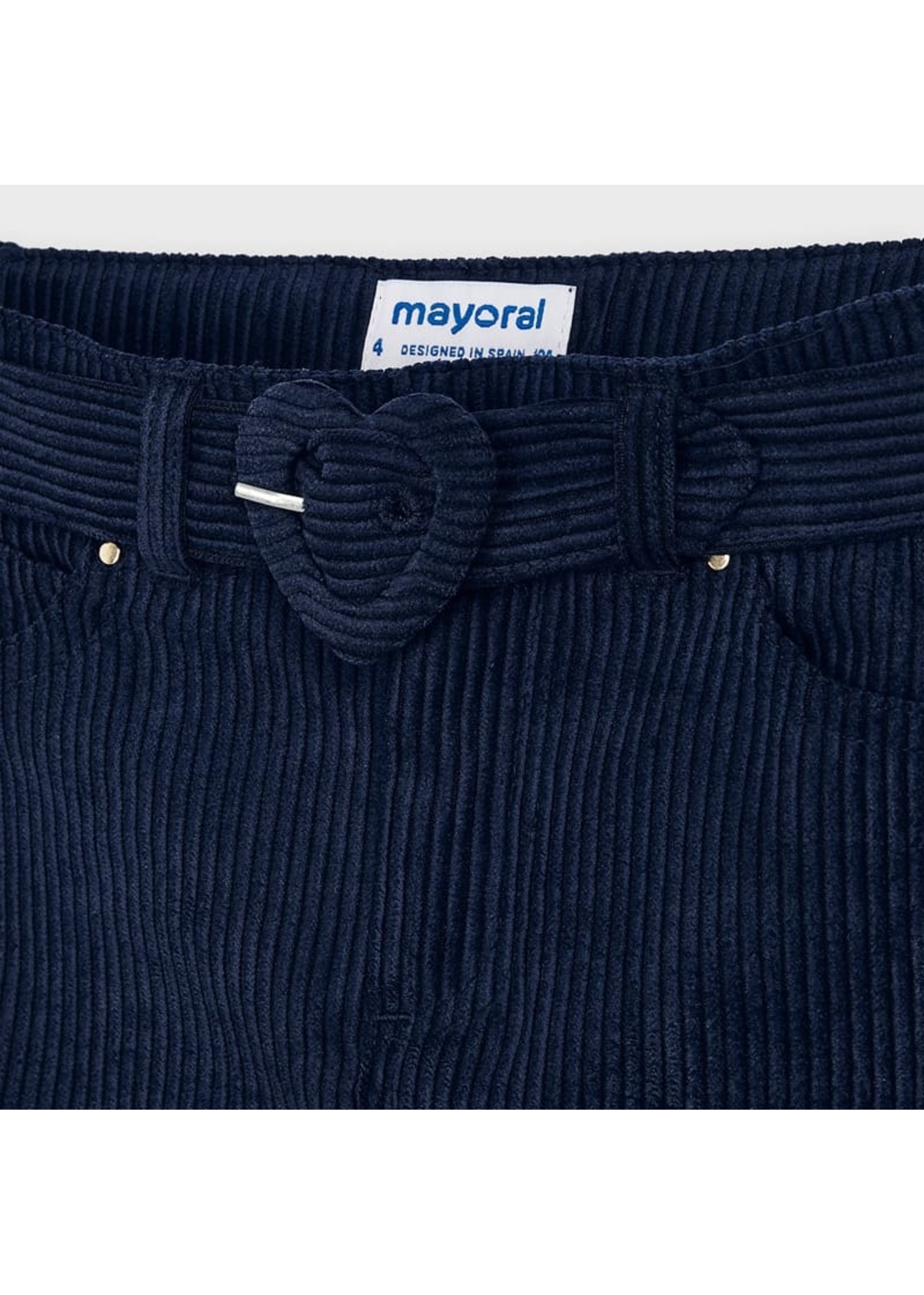 Mayoral Mayoral Shiny corduroy skirt Navy - 20 04959