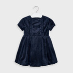 Mayoral Mayoral Glitter dress Navy - 20 04972
