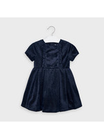 Mayoral Mayoral Glitter dress Navy - 20 04972