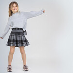 Mayoral Mayoral Tricot plaid skirt Steel - 20 07945