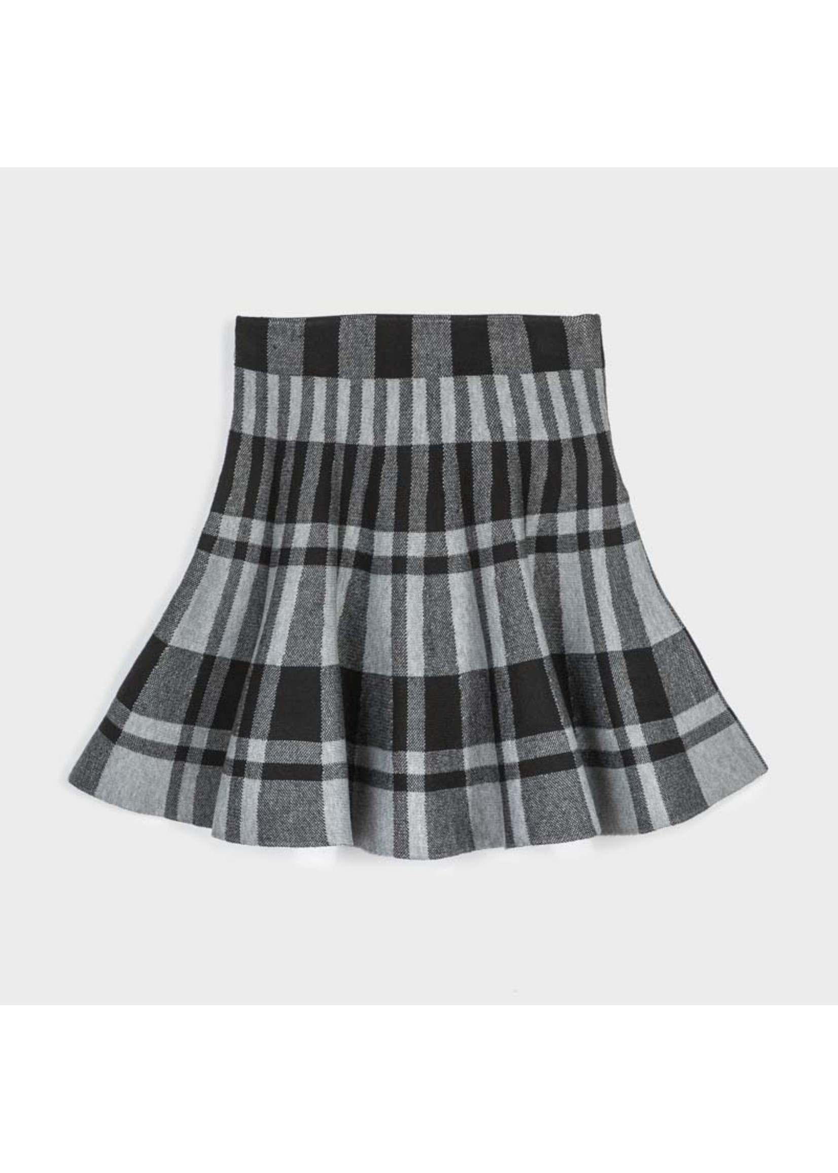 Mayoral Mayoral Tricot plaid skirt Steel - 20 07945