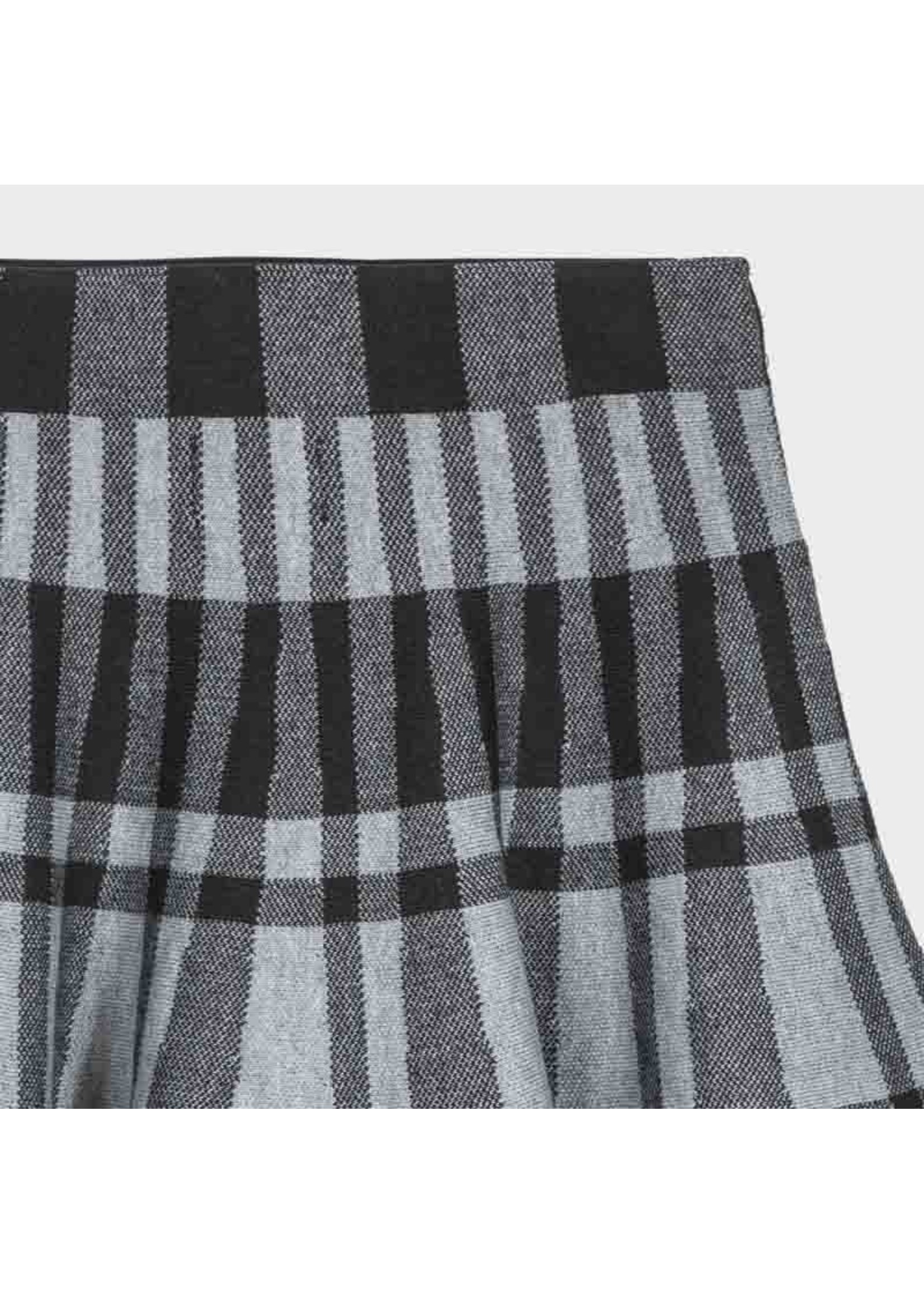 Mayoral Mayoral Tricot plaid skirt Steel - 20 07945