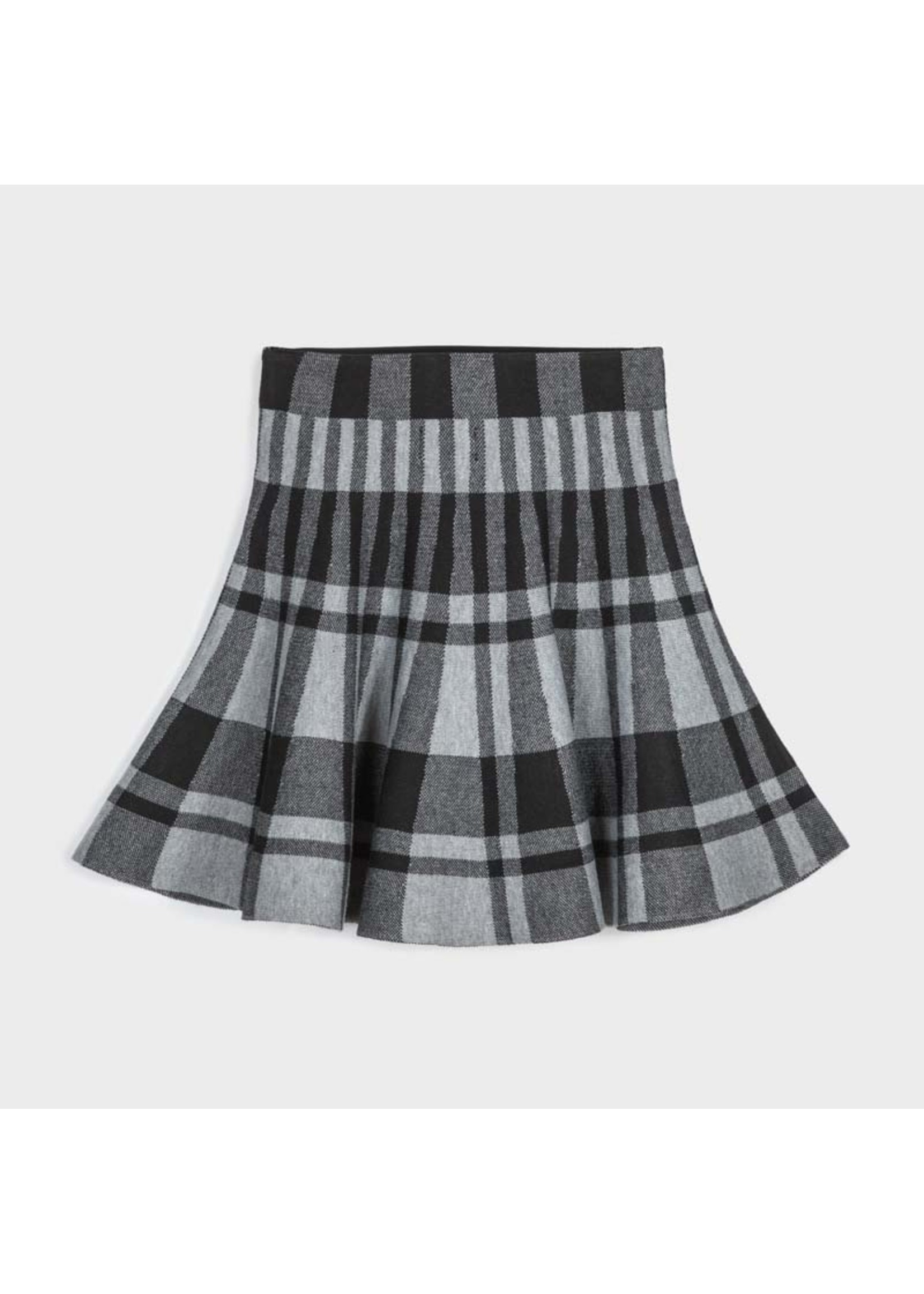 Mayoral Mayoral Tricot plaid skirt Steel - 20 07945