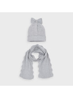 Mayoral Mayoral Lurex set with scarf Steel - 20 10898