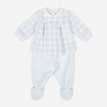 Tutto Piccolo Tutto Piccolo 2 PCS PYJAMA WITH FEET P.Eridani SKY BLUE