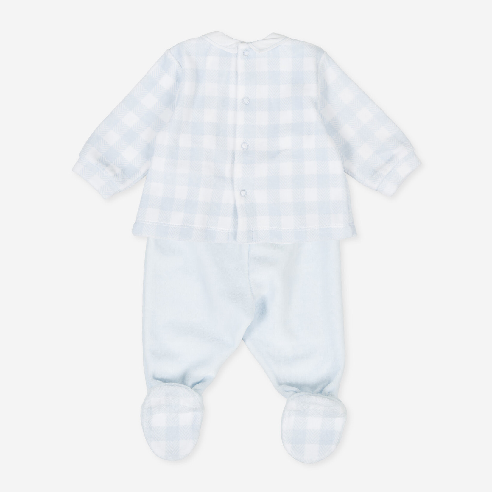 Tutto Piccolo Tutto Piccolo 2 PCS PYJAMA WITH FEET P.Eridani SKY BLUE