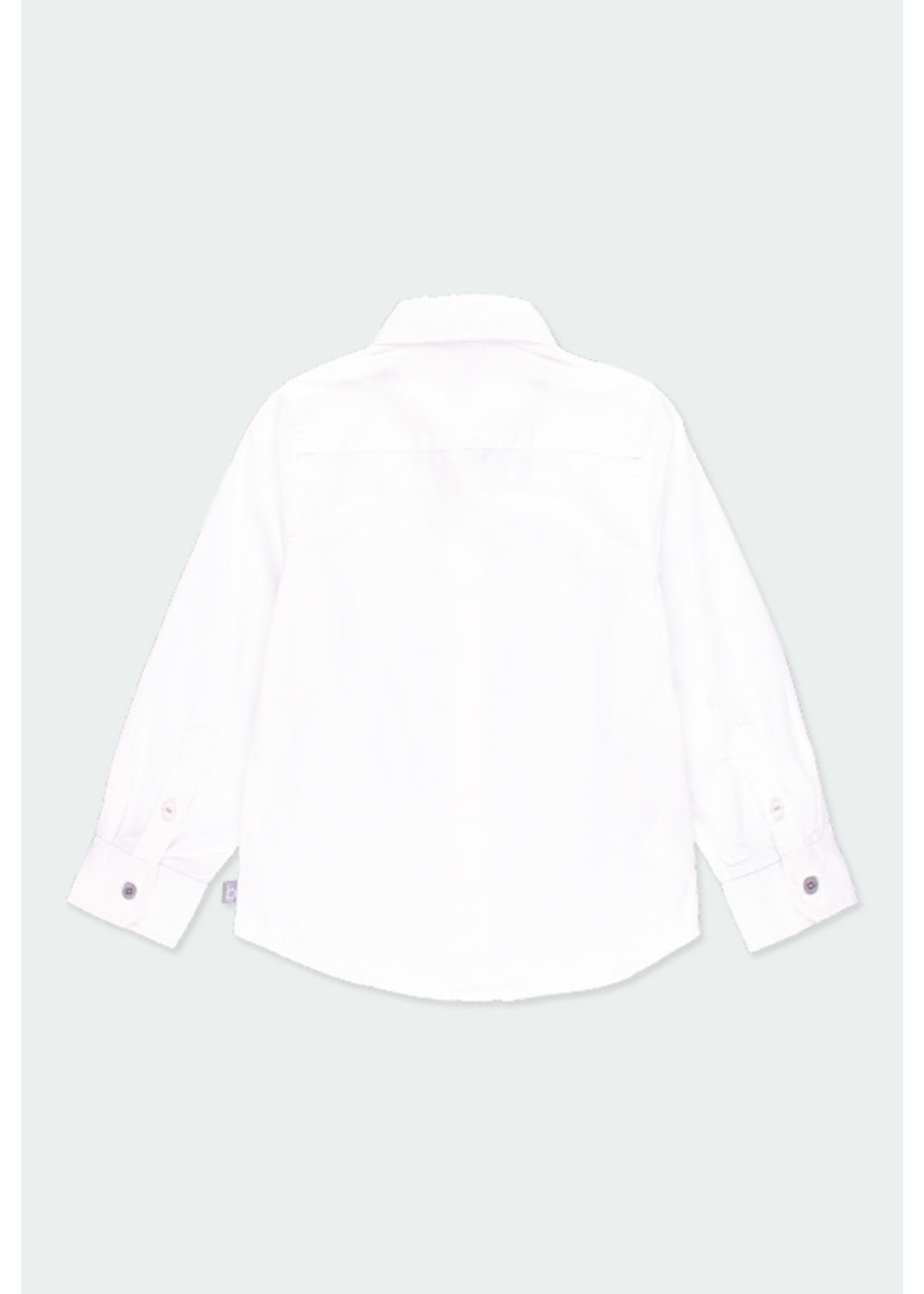 Boboli Boboli Long sleeves shirt for boy WHITE 731012
