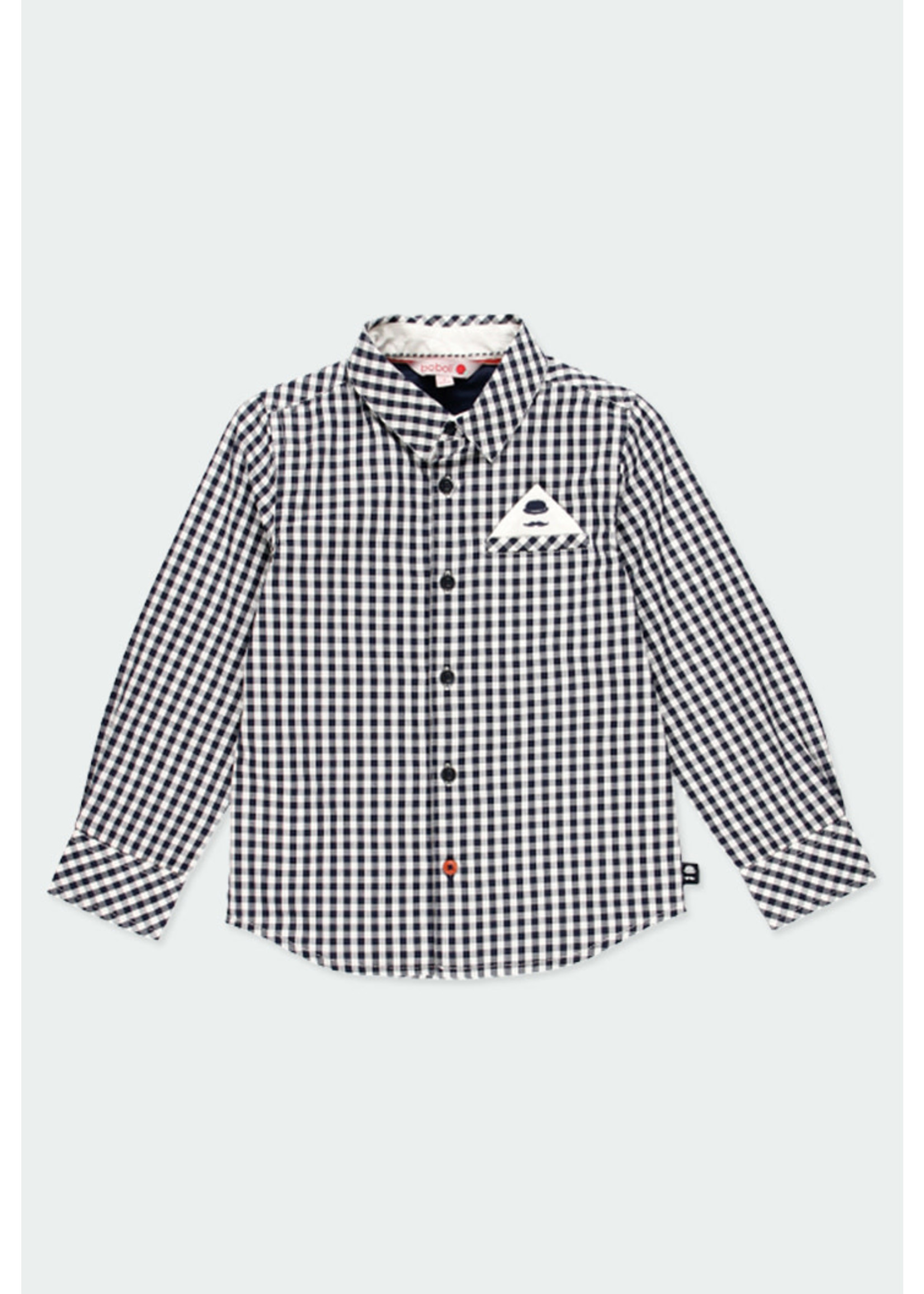 Boboli Poplin shirt check for boy checks 731371