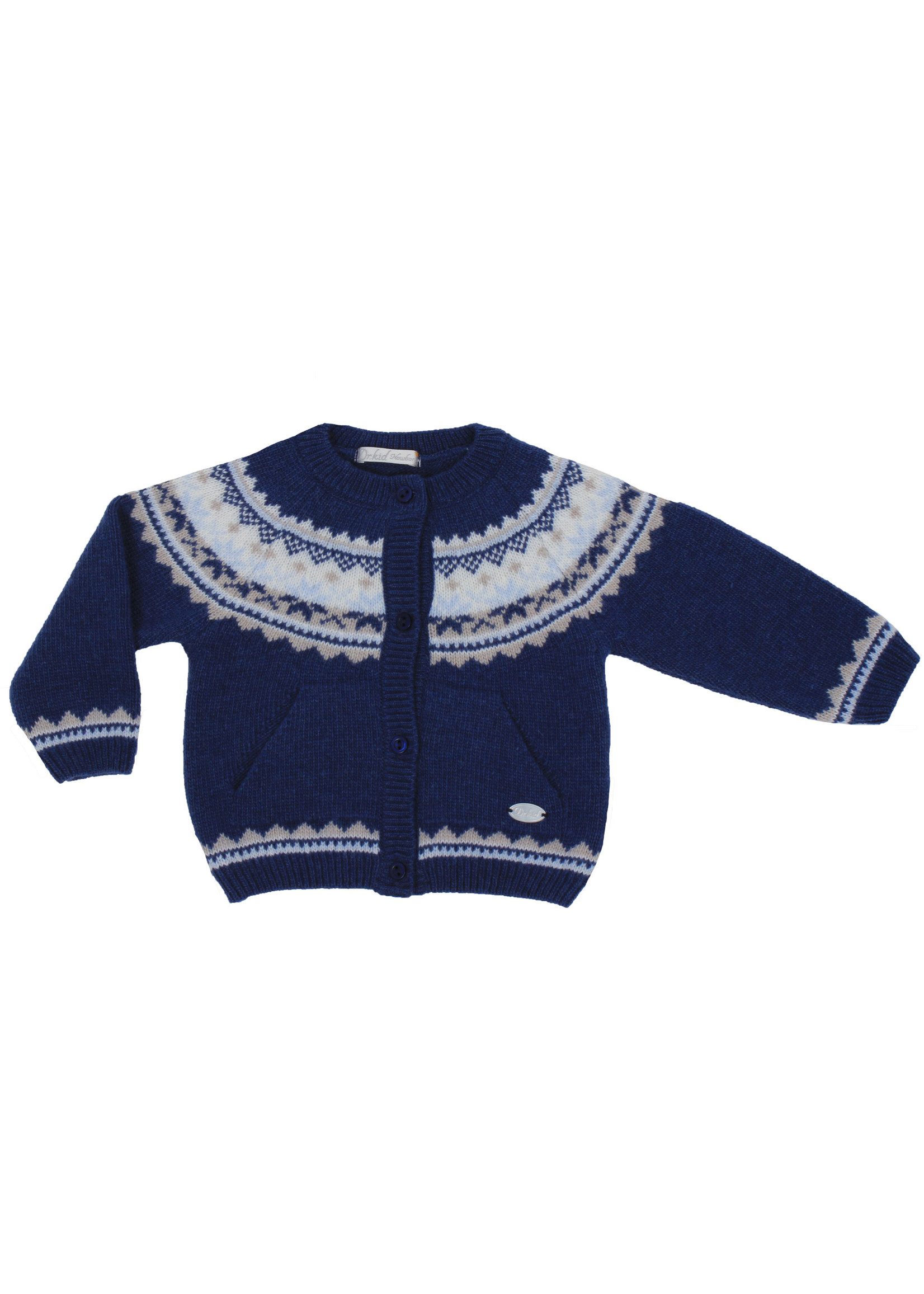 Dr Kid Cardigan (Newborn) 104-Indigo-DK113