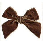 Condor Condor strik  fluweel caramel