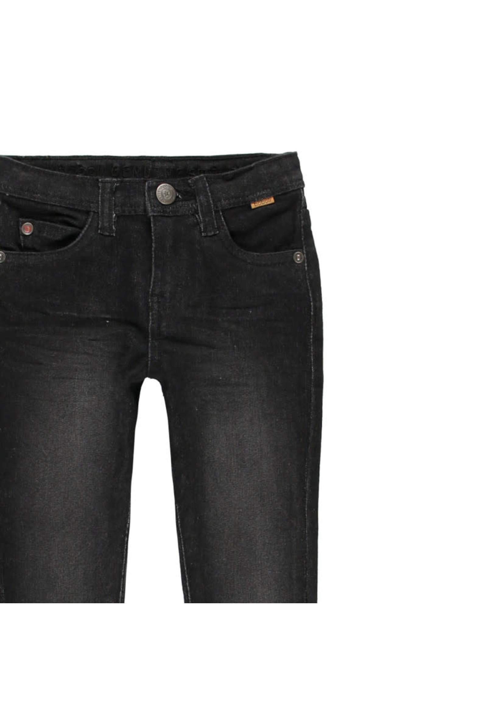 Boboli Boboli Denim stretch trousers for boy BLACK 590048