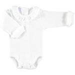 Babidu Babidu L/S EYELET COLLAR WHITE-1191