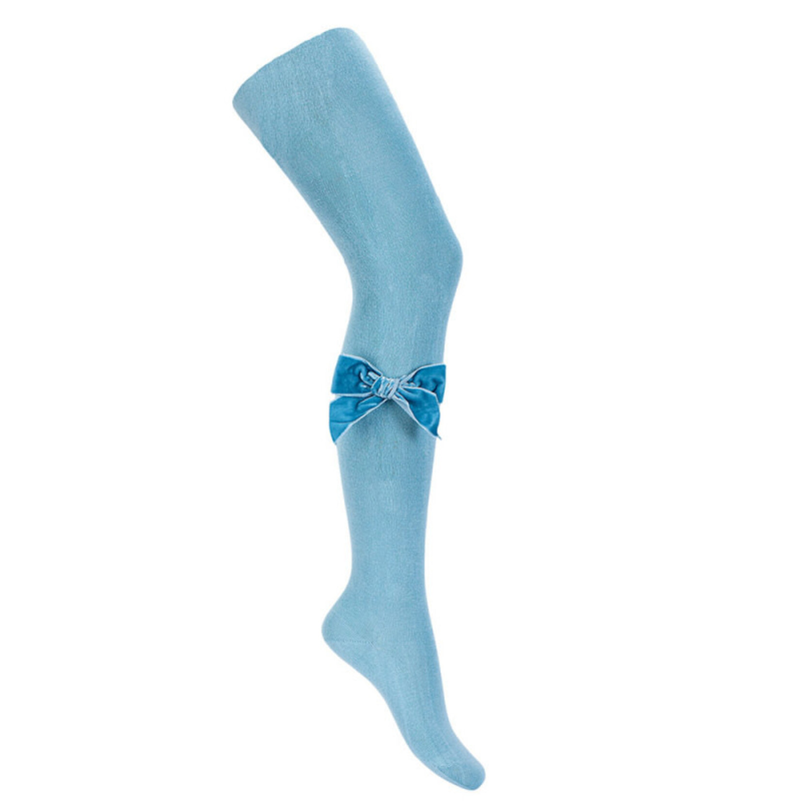 Condor Condor Maillots licht blauw met fluwelen strikken