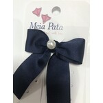 Meia Pata Meia Pata Strik met parel donkerblauw  maat M