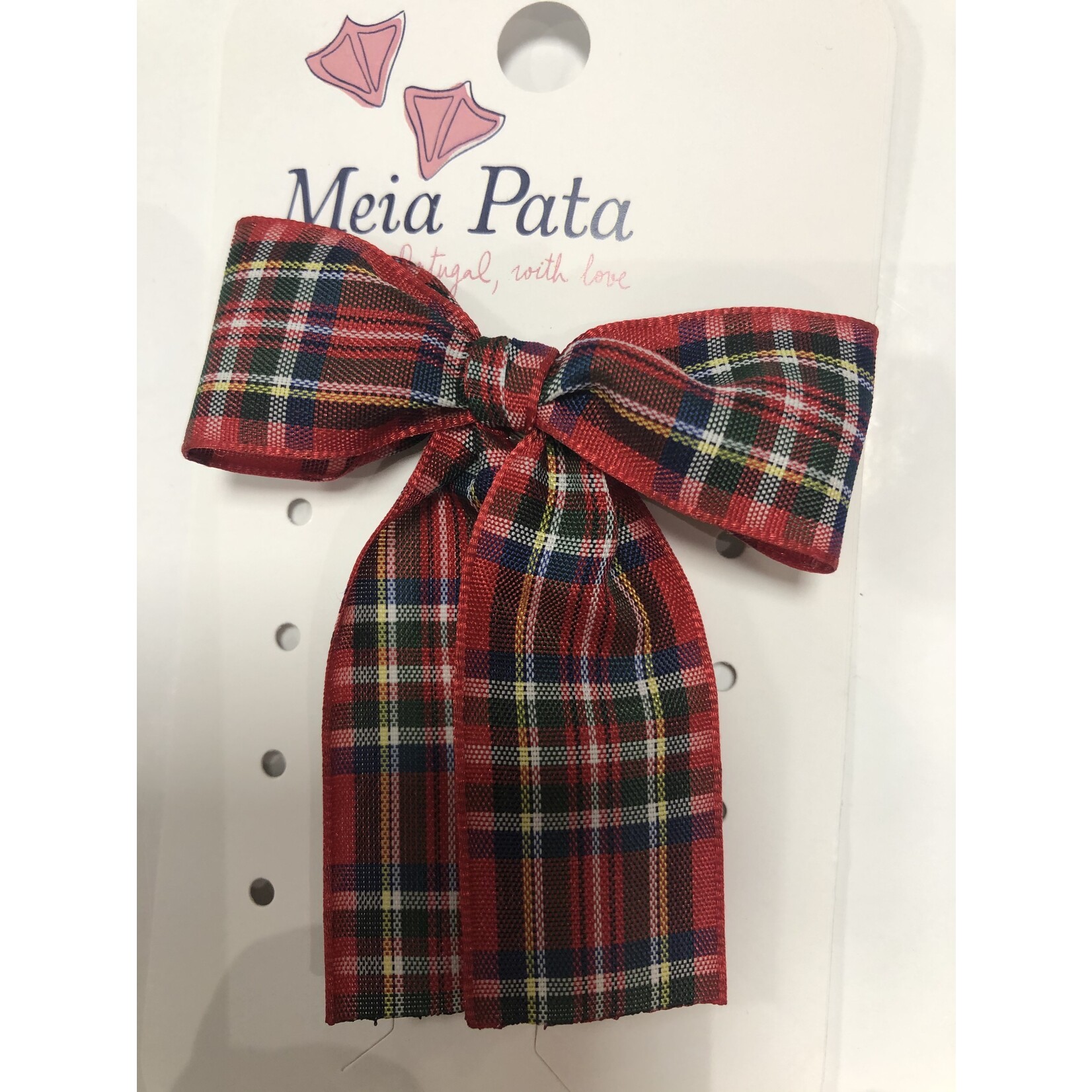 Meia Pata Meia Pata Strik rood geruit