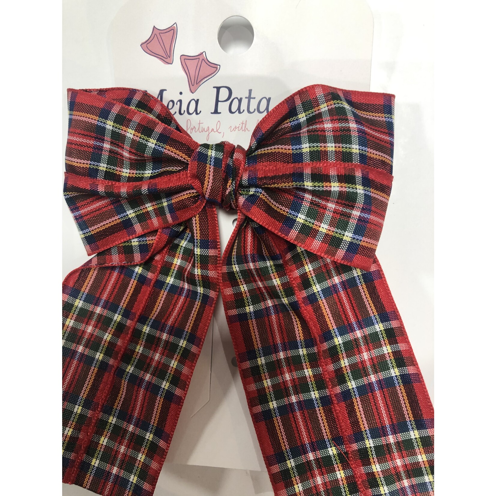 Meia Pata Meia Pata Strik rood geruit