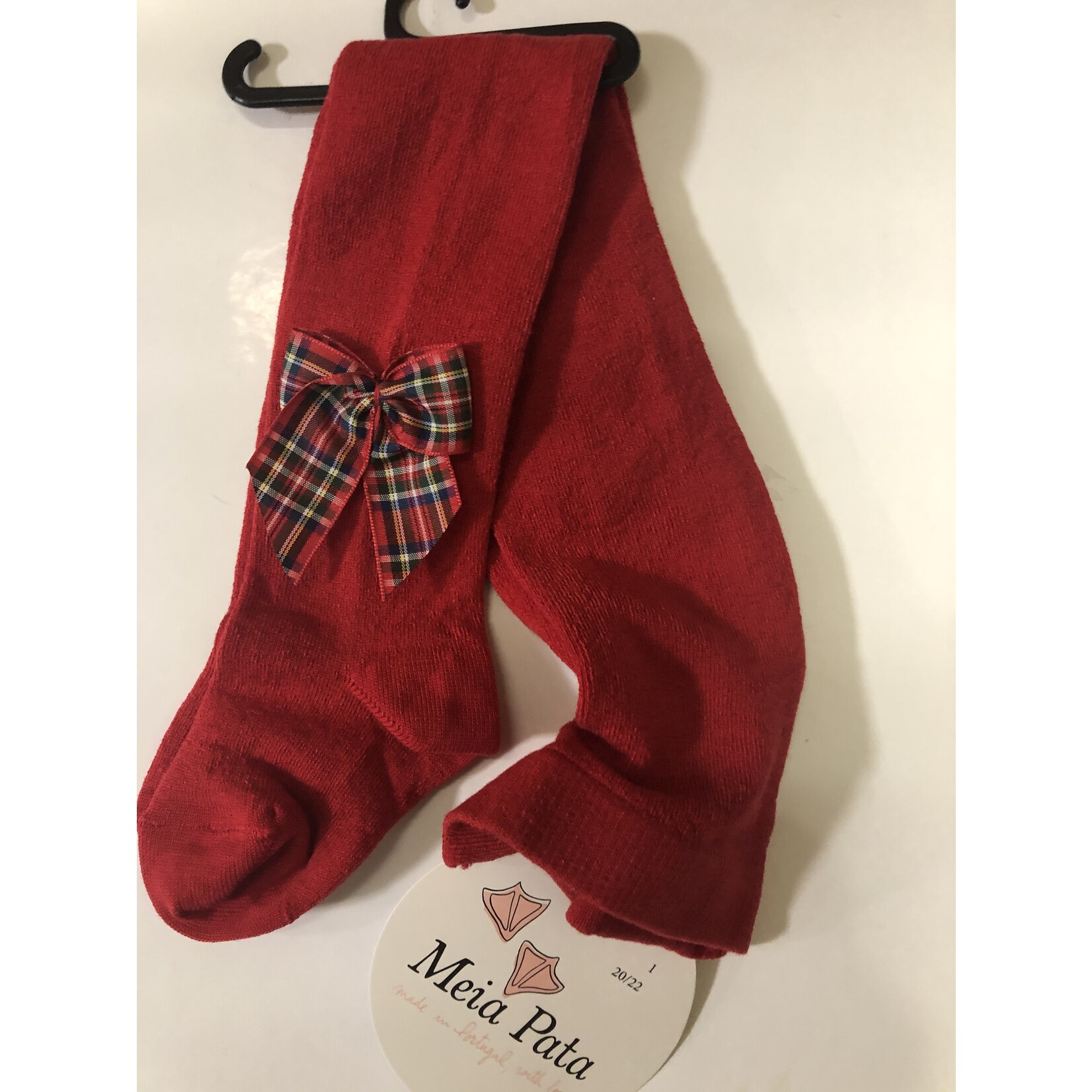 Meia Pata Meia Pata maillots rood met geruite strik