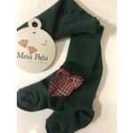 Meia Pata Meia Pata maillots groen met geruite strik