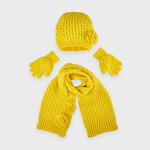 Mayoral Mayoral Hat and gloves set yeollow