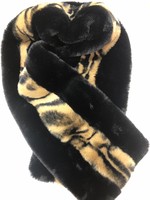 Bontsjaal zwart cognac met zwart