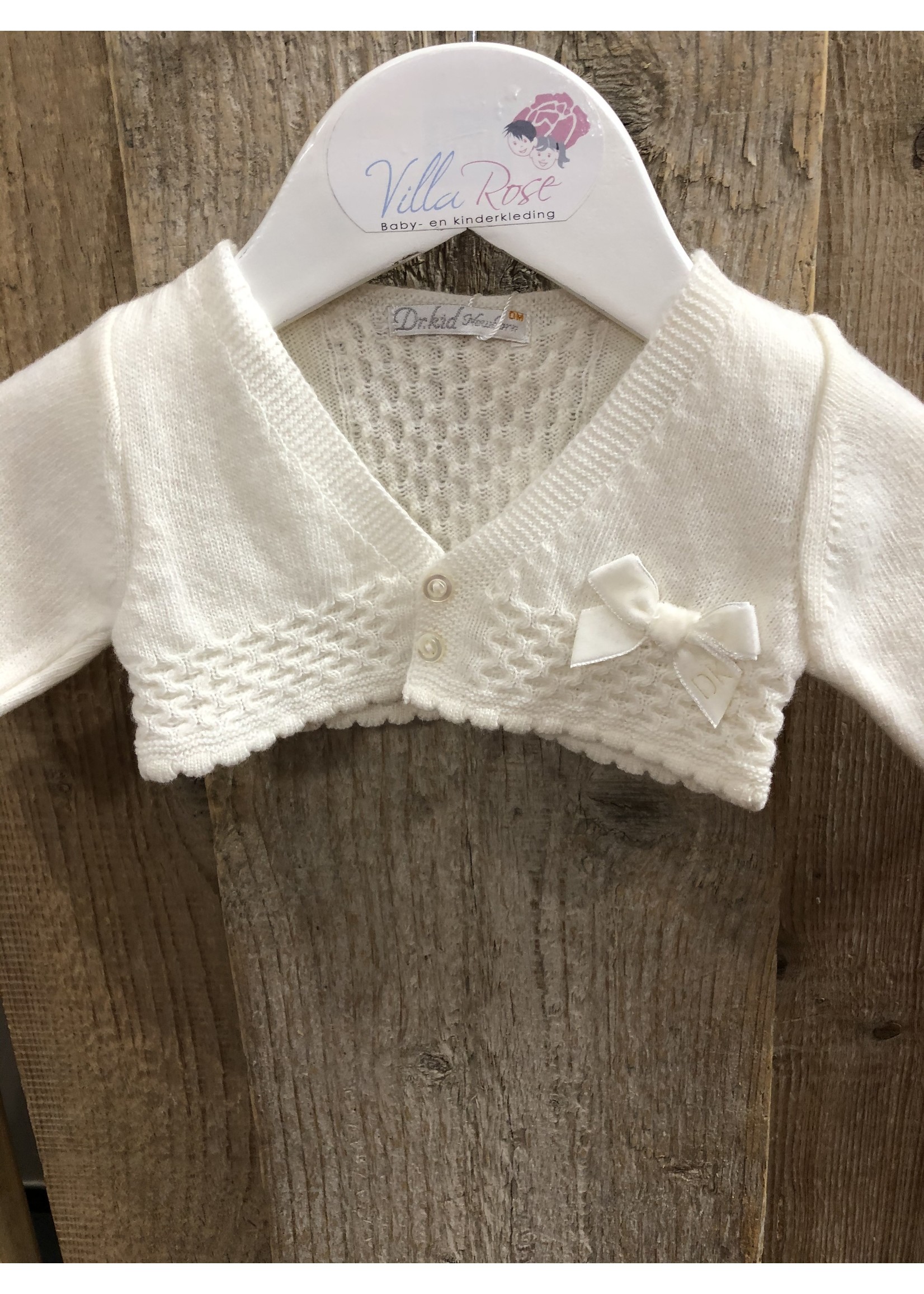 Dr Kid Short Cardigan (Newborn) 000-Branco-DK124