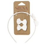 Siena Siena Set diadeem en strikjes wit