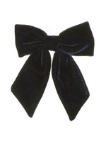 Siena Siena fluwelen strik groot donkerblauw