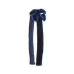 Siena Siena fluwelen  diadeem met strikjes donkerblauw