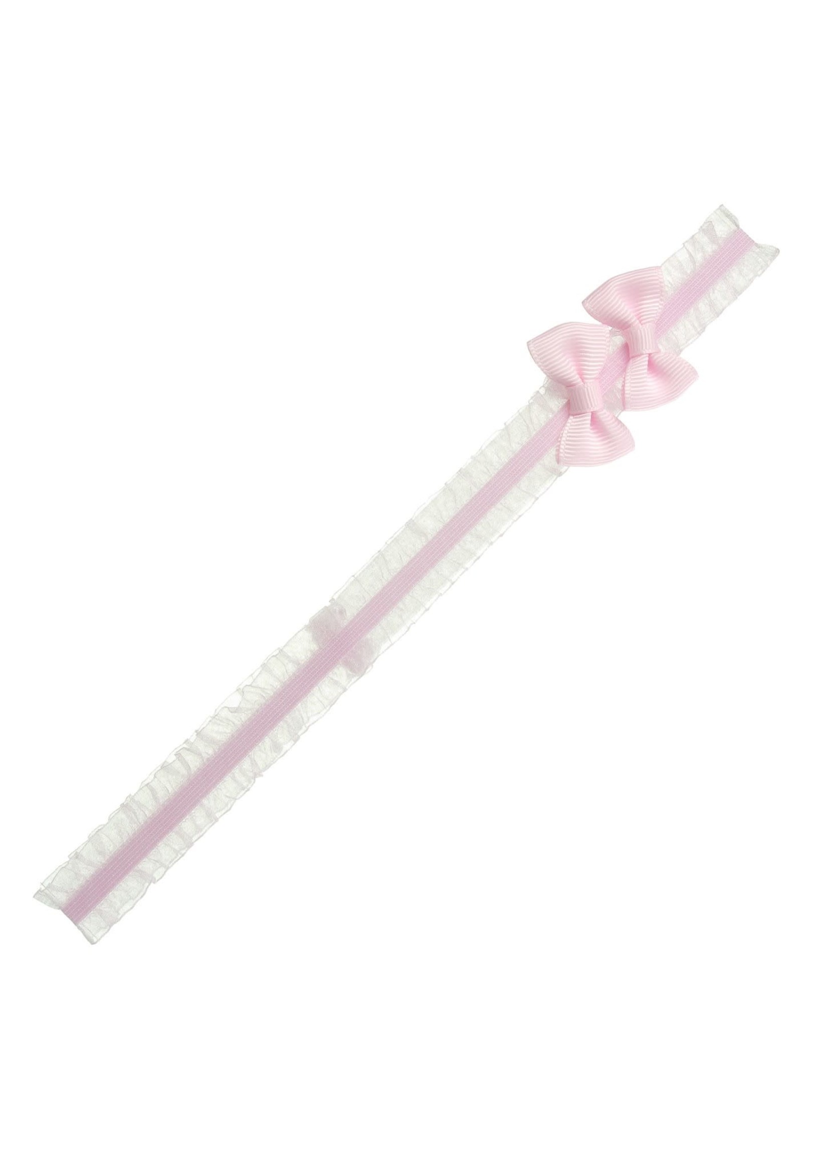 Siena Siena haarband roze met 2 strikjes