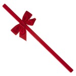 Siena Siena haarband  rood  fluweel met strik