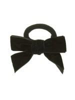 Siena Siena elastiek zwart met fluwelen strik