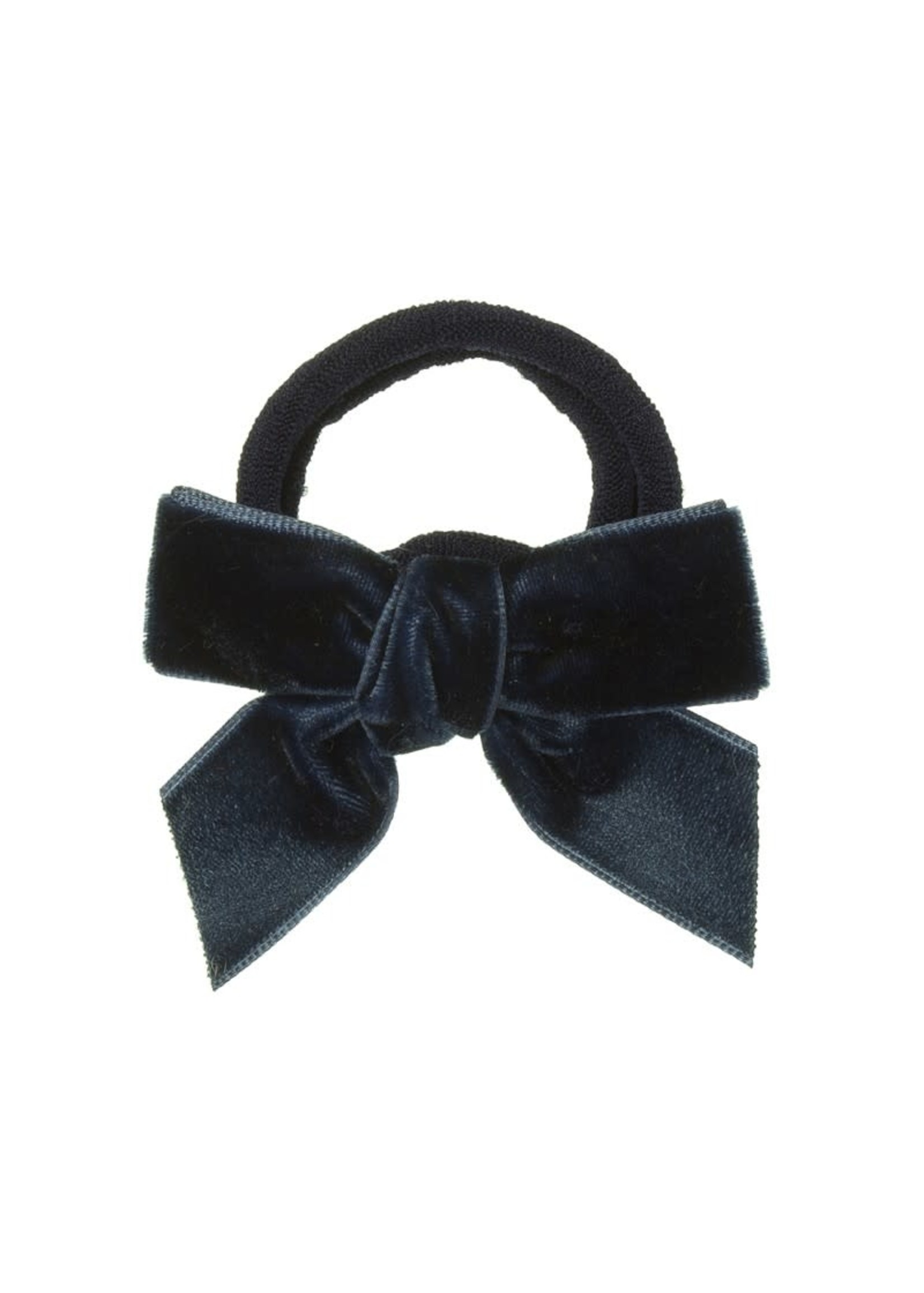 Siena Siena elastiek  donkerblauw met fluwelen strik