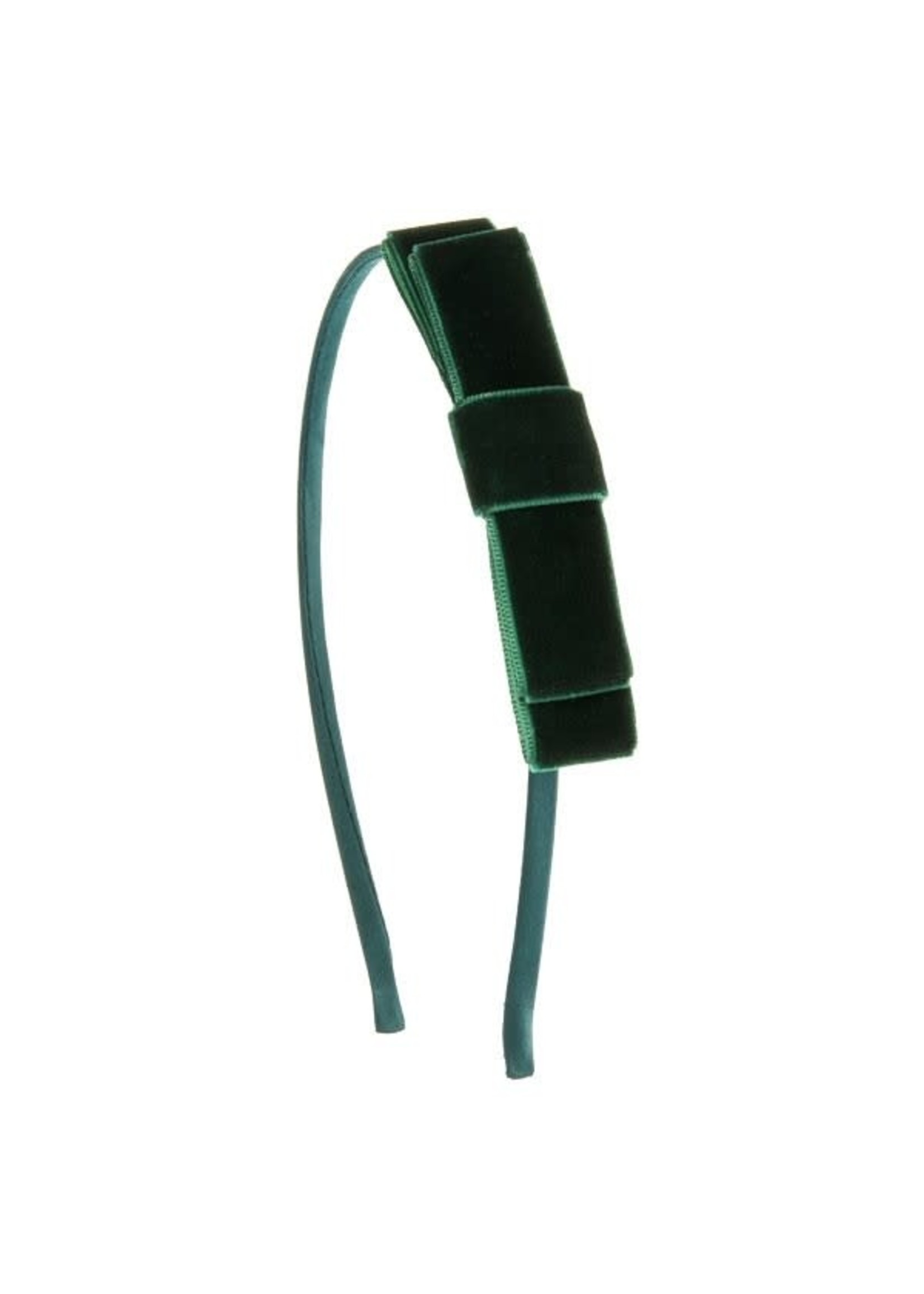Siena Siena  Haarband met groen fluwelen  strik